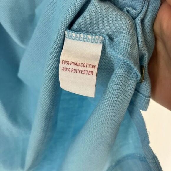 Masters Magnolia Lane Women's Aqua Blue Augusta Pima Cotton Golf Polo Shirt XS - Picture 7 of 11